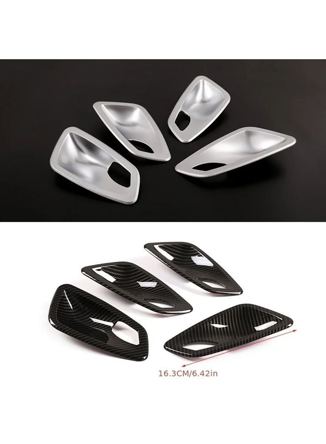 Carbon Fiber Black Inner Door Bowl Modification Parts For BMW E90 2005 2012 - Image 2